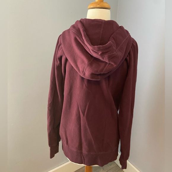 Roots zip up hoodie in maroon sz L - Picture 4 of 5